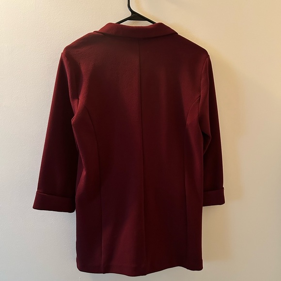 Maurices blazer size Small- burgundy color - Picture 2 of 3